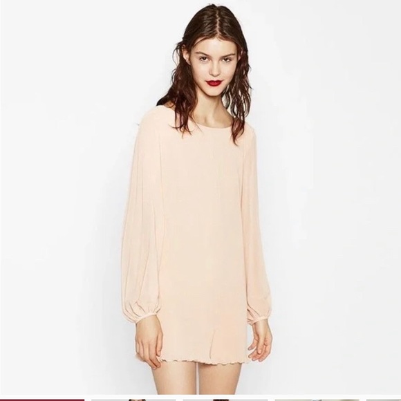 Zara Pants - Zara Blush Pink Pleated Romper, Size M